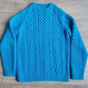 Hand Crafted Celtic Style Knit Sweater